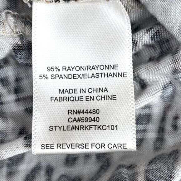 NWT New Love Fire Leopard Print Tiered Swing Tank Top Large Animal Print Jungle - Picture 7 of 8